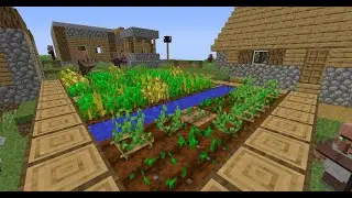 Playing the Early Version of the New Default Texture Pack on Minecraft