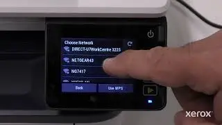 Xerox® B315 Multifunction Printer Power On and Wi-Fi Setup