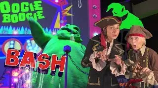 Oogie Boogie Bash!  Opening Night (2019) for Disney's All New Halloween Party! | Gabe and Garrett