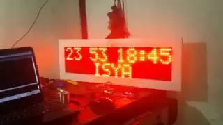 Arduino Jadwal Sholat P10