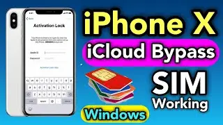 iPhone X iCloud Bypass With Sim | iCloud Bypass iPhone 6s to X SIM Working iOS 14.2 |