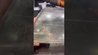Mitsubishi montero в становую bi led би лед линз 