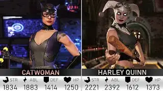 Epic Injustice 2 Fight: Catwoman VS Harley Quinn! Very Hard.