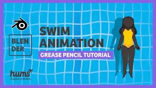 Blender | Grease Pencil Tutorial | Swim Animation