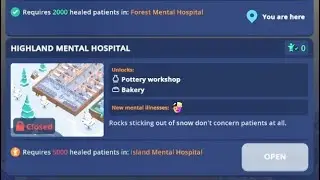 Idle mental hospital tycoon, need 5000 healed patients in island 🏝 mental 🙄 hospital