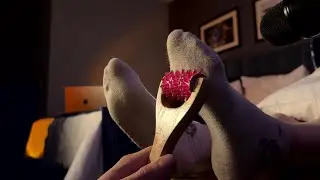 ASMR foot massage in socks
