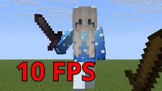 I played Minecraft PvP with the WORST SETTINGS