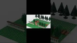 A park with an ice cream stand #legoshorts #legotutorial #tutorial #shorts