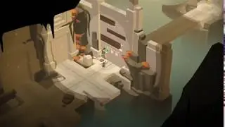 Lara Croft GO -  The Entrance #5 -  A Key to an Unknown Gate Walkthrough