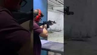 Saiga 308 short #testfire #indoorshoot #reels #youtube