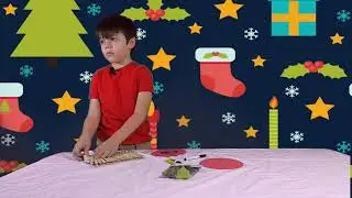 Manualidad conteo de navidad - Aprendiendo con Isaías