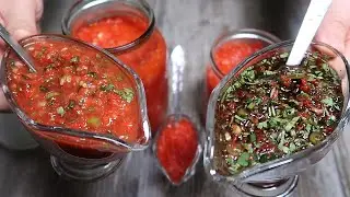 Pepper dressing for any Korean Chimchi. Plus the bonus of 2 sauces from Kankochi pepper dressing.