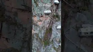 Slept on the side of a cliff , 2 DAYS 1 NIGHT, STARLODGE HOTEL ! #peru #travel #viralvideo #shorts