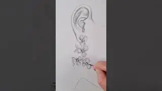 Как нарисовать серьги?