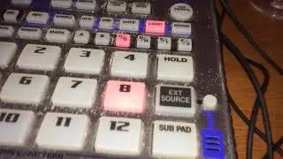 Making lo-fi beats with SP404 OG and iphone5s