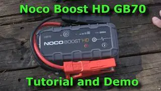 Noco Boost GB70 2000Amp Jump Starter Overview Tutorial and Test Demos