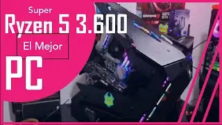 Pc Ryzen 5 3.600 con Super Chasis para Juegos 💯💣