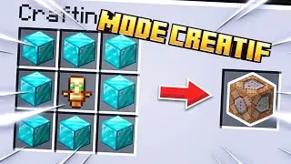 Passer en MODE CREATIF sur Minecraft