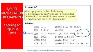 bit manipulation programming in 8051
