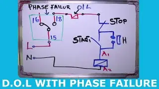how to connect phase failure to direct online starter Phase monitor | Electreca