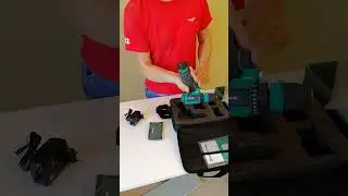 Бесщеточный аккумуляторный шуруповерт Rokodil Twist 2 Air 12 В, 36 Нм, 2 Ач,