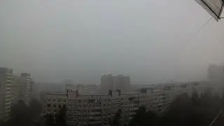 Гроза в Санкт-Петербурге. Тайм-лапс.