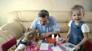 занимаемся с детьми 3-4 года аппликация , играем