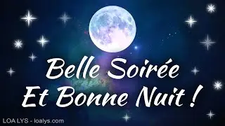 Belle soirée & Bonne nuit - Jolie carte virtuelle positive