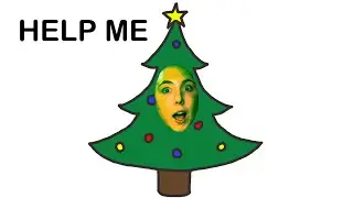 turning myself into a christmas tree.