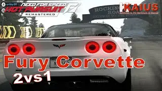 Fury Corvette - 2vs1/ Hot Pursuit Remastered / Gameplay HD