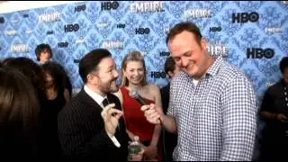 Ricky Gervais talks 10th Anniversary of ‘The Office’ with Brad Blanks in New York City