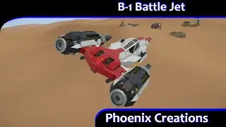 Space Engineers, B-1 Battle Jet Ship Showacase
