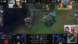 Faker CADUCANDO contra a G2