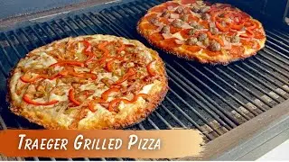 COOKING FROZEN PIZZA ON A TRAEGER IS AWESOME (HOW TO)