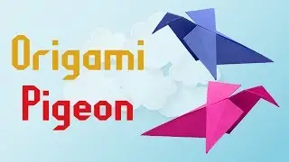 DIY How To Make an Origami Pigeon - Simple Origami Pigeon Tutorial - Easy Paper Pigeon Instructions