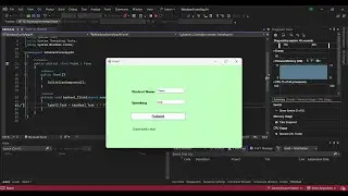 Display content of textbox on a label using button in visual studio windows form application 2022
