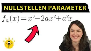 Nullstellen KURVENSCHAR berechnen – Funktionsscharen, Parameter, Schnittpunkt x-Achse