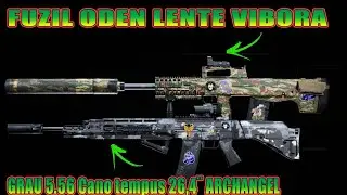 WARZONE FUZIL ODEN  Lente VIBORA FUZIL GRAU 556 Cano tempus 26,4¨ ARCHANGEL
