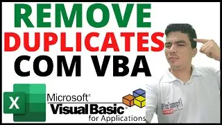 Remove Duplicates Columns Array via VBA, Remover Texto duplicados com VBA, remover repetidos via vba