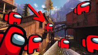 Among US Nextbot tries to catch me - Trying to escape in gmod!