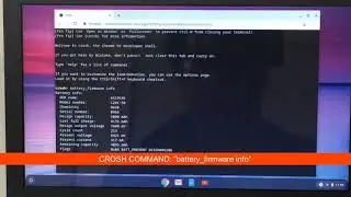 How to Check the Battery Cycle Count on a Chromebook | CROSH