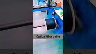 Optical fiber cable production in factory #OFC #uhktechnopedia