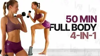 50 Min FAT BURNING Full Body HIIT Workout | Intense Challenge - At Home | No Repeats
