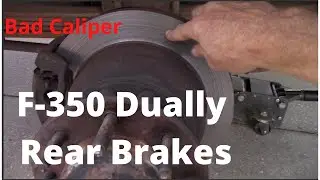 F-350 Dually Rear Brakes.