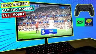 TUTORIAL GAMEPAD MAPPING EA FC MOBILE EMULATOR BLUESTACKS