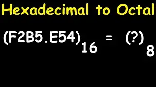 Hexadecimal to Octal Conversion Example