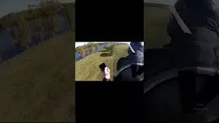 Автожир на бреющем 