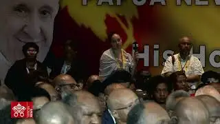 Highlights PNG visit to the Governor General,  Meeting with Authorities 7 Sep 2024, Pope Francis