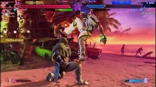 Sf6 Dee Jay vs Blanka M.Bison perfect game casual match
