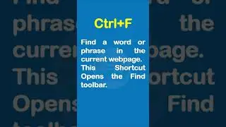 Best Internet Shortcuts | Daily use Browser shortcuts| Shortcut keys for browser  